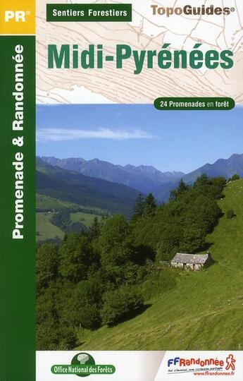 Couverture du livre « Sentiers forestiers Midi-Pyrénées ; PR - SF04 (édition 2011) » de  aux éditions Ffrp