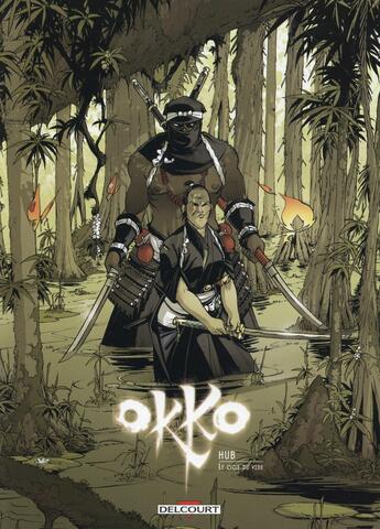 Couverture du livre « Okko : coffret vol.5 : Tomes 9 et 10 : le cycle du vide » de Hub aux éditions Delcourt