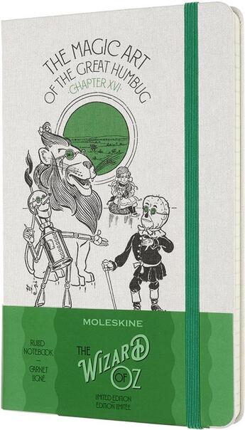 Couverture du livre « Magicien d'oz carnet ligne grand format magic art » de Moleskine aux éditions Moleskine