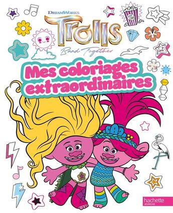 Couverture du livre « Les Trolls - Coloriages extraordinaires : Coloriages extraordinaires » de Universal Studios aux éditions Hachette Jeunesse