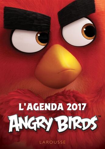 Couverture du livre « L'agenda 2017 angry birds » de  aux éditions Larousse