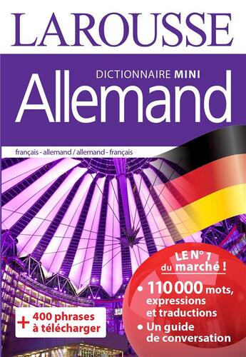 Couverture du livre « Dictionnaire mini allemand » de Nathalie Novi et Halima Hamdane aux éditions Larousse