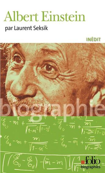 Couverture du livre « Albert Einstein » de Laurent Seksik aux éditions Folio