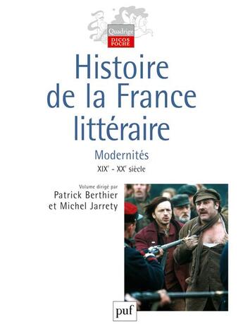 Couverture du livre « Histoire de la france litteraire vol.3 modernites xixeme-xxeme siecle » de Prigent/Berthier/Jar aux éditions Puf