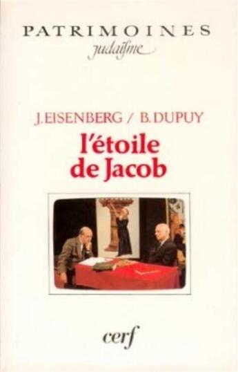 Couverture du livre « L'Étoile de Jacob » de Josy Eisenberg aux éditions Cerf