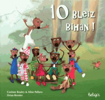 Couverture du livre « 10 bleiz bihan ! » de Corinne Boutry et Aline Pallaro aux éditions Coop Breizh
