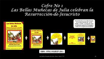 Couverture du livre « Las bellas munecas de Julia celebran la resurrección de Jesucristo » de Julia-Josepha-Patricia Sanchez aux éditions Croire Savoir Vouloir