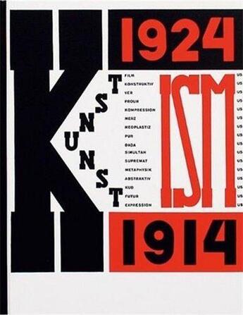 Couverture du livre « Die kunstismen 1914-1924 » de Arp Hans aux éditions Lars Muller