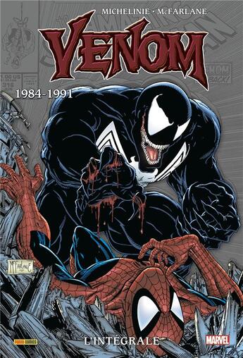 Couverture du livre « Venom : Intégrale vol.1 : 1984-1991 » de David Michelinie et Todd Mcfarlane aux éditions Panini