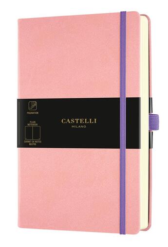 Couverture du livre « Carnet aquarela poche uni poudre » de Castelli aux éditions Castelli Milano