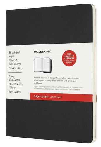 Couverture du livre « Cahier de notes XL noir et kraft 2 exemplaires » de  aux éditions Moleskine