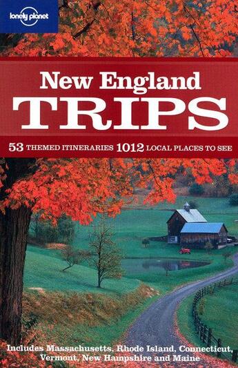 Couverture du livre « New England trips » de Ray Bartlett aux éditions Lonely Planet France