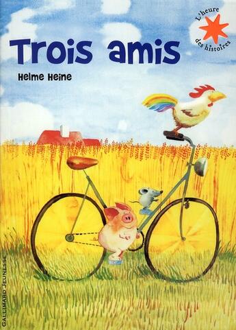 Couverture du livre « Trois amis » de Helme Heine aux éditions Gallimard-jeunesse