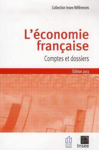 Couverture du livre « L'économie française (édition 2013) » de  aux éditions Insee