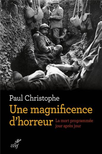 Couverture du livre « Une magnificence d'horreur » de Paul Christophe aux éditions Cerf