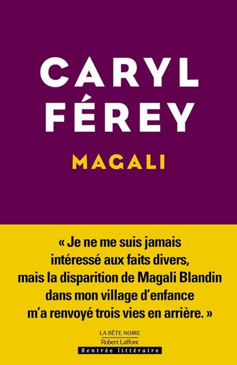 Couverture du livre « Magali » de Caryl Ferey aux éditions Robert Laffont