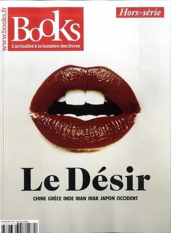 Couverture du livre « Books hors serie n 15 - le desir » de  aux éditions Books