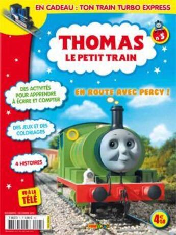 Couverture du livre « Livre dépliant ; Thomas le petit train » de  aux éditions Panini