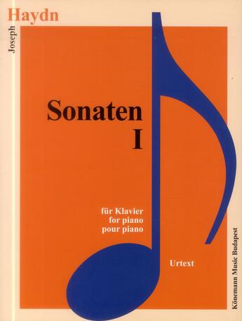 Couverture du livre « Haydn ; sonaten I » de Joseph Haydn aux éditions Place Des Victoires/kmb