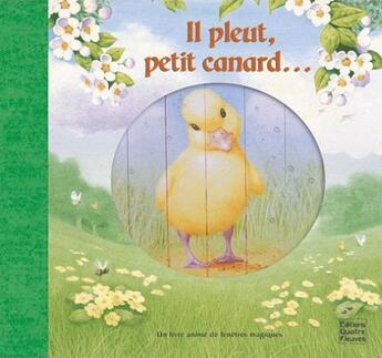 Couverture du livre « Il pleut petit canard ... » de Lucile Galliot aux éditions Quatre Fleuves