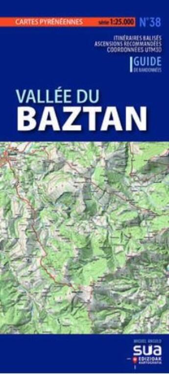 Couverture du livre « Vallee du baztan » de Miguel Angulo aux éditions Sua