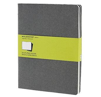 Couverture du livre « Cahier gris clair ; très grand format blanc » de Moleskine aux éditions Moleskine