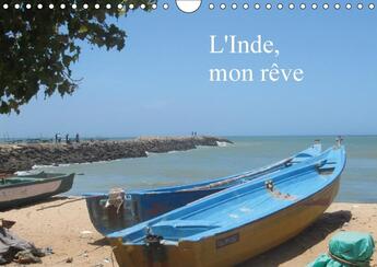 Couverture du livre « L inde mon reve calendrier mural 2018 din a4 horizontal - voyage en inde de kovalam au k » de Lestic M aux éditions Calvendo