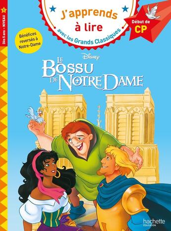 Couverture du livre « Le bossu de notre-dame cp niveau 1 » de Isabelle Albertin aux éditions Hachette Education