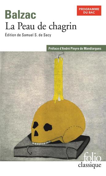 Couverture du livre « La peau de chagrin » de Honoré De Balzac aux éditions Folio