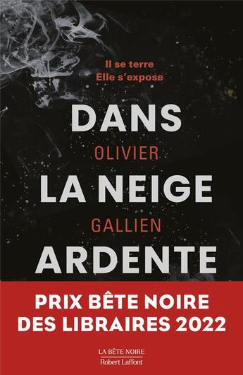 Couverture du livre « Dans la neige ardente » de Olivier Gallien aux éditions Robert Laffont