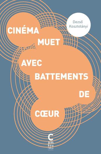 Couverture du livre « Cinéma muet avec battements de coeur » de Dezso Kosztolanyi aux éditions Cambourakis