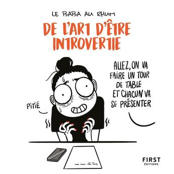 Couverture du livre « De l'art d'être introvertie » de Le Baba Au Rhum aux éditions First