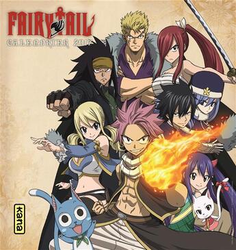 Couverture du livre « Fairy Tail : calendrier (édition 2017) » de Hiro Mashima aux éditions Kana