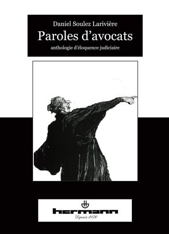 Couverture du livre « Paroles d'avocats » de Lariviere-D aux éditions Hermann