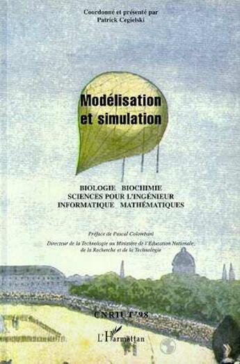 Couverture du livre « Modélisation et simulation » de  aux éditions L'harmattan