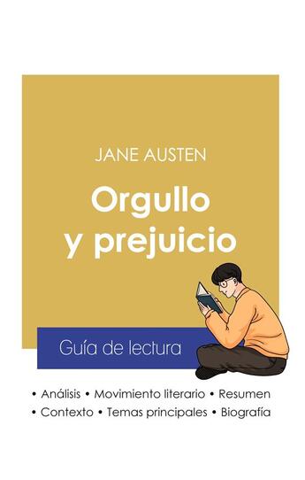 Couverture du livre « Guia de lectura orgullo y prejuicio de Jane Austen (analisis literario de referencia y resumen compl » de  aux éditions Paideia Educacion