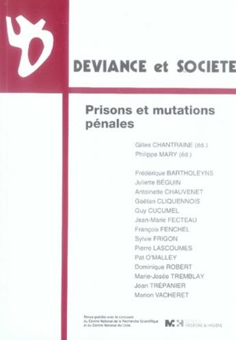 Couverture du livre « Prisons et mutations pénales » de  aux éditions Georg