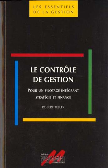 Couverture du livre « Controle de gestion » de Teller aux éditions Ems