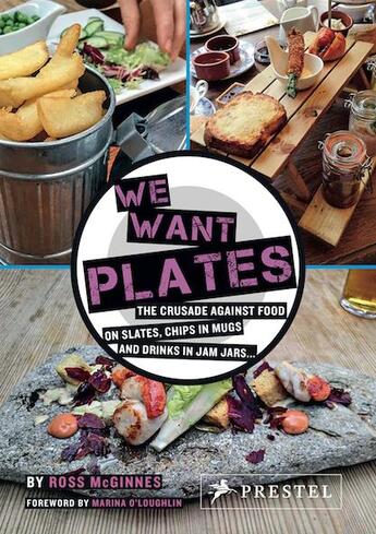 Couverture du livre « We want plates » de Mcginess Ross aux éditions Prestel