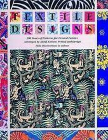 Couverture du livre « Textile Designs » de Meller Susan & Elffe aux éditions Thames & Hudson