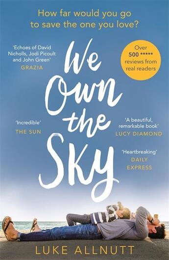 Couverture du livre « WE OWN THE SKY » de Luke Allnutt aux éditions Hachette Uk