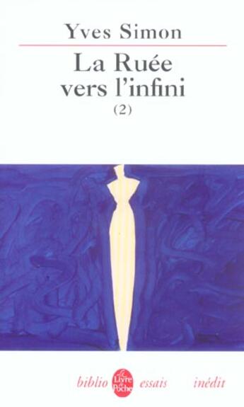 Couverture du livre « La ruee vers l'infini - 2 » de Simon-Y aux éditions Le Livre De Poche