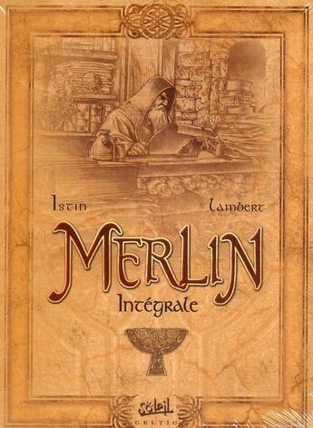 Couverture du livre « Merlin ; INTEGRALE T.1 A T.10 » de Jean-Luc Istin et Eric Lambert aux éditions Soleil