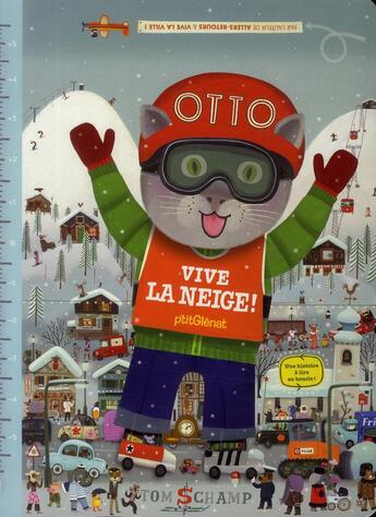 Couverture du livre « Vive la neige ! » de Tom Schamp aux éditions Glenat Jeunesse