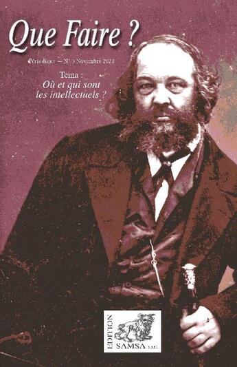 Couverture du livre « Que faire ? 5 - periodique » de  aux éditions Samsa