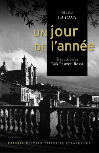 Couverture du livre « Un jour de l'année » de Mario La Cava aux éditions Pu De Strasbourg