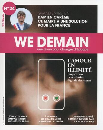 Couverture du livre « WE DEMAIN t.24 ; l'amour en illimité » de We Demain aux éditions We Demain