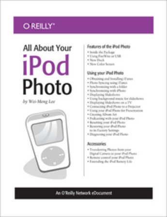 Couverture du livre « All about your iPod photo » de Lee Wei-Meng aux éditions O'reilly Media