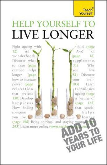 Couverture du livre « Help Yourself to Live Longer: Teach Yourself » de Jenner Paul aux éditions Hodder Education Digital