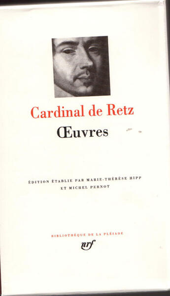 Couverture du livre « Oeuvres » de Cardinal De Retz aux éditions Gallimard